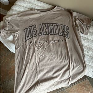 Los Angeles California Tan T-Shirt